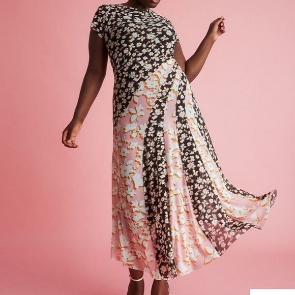 Eloquii Dresses & Skirts - NWT ELOQUII 14W Mixed Print Fit and Flare Dress